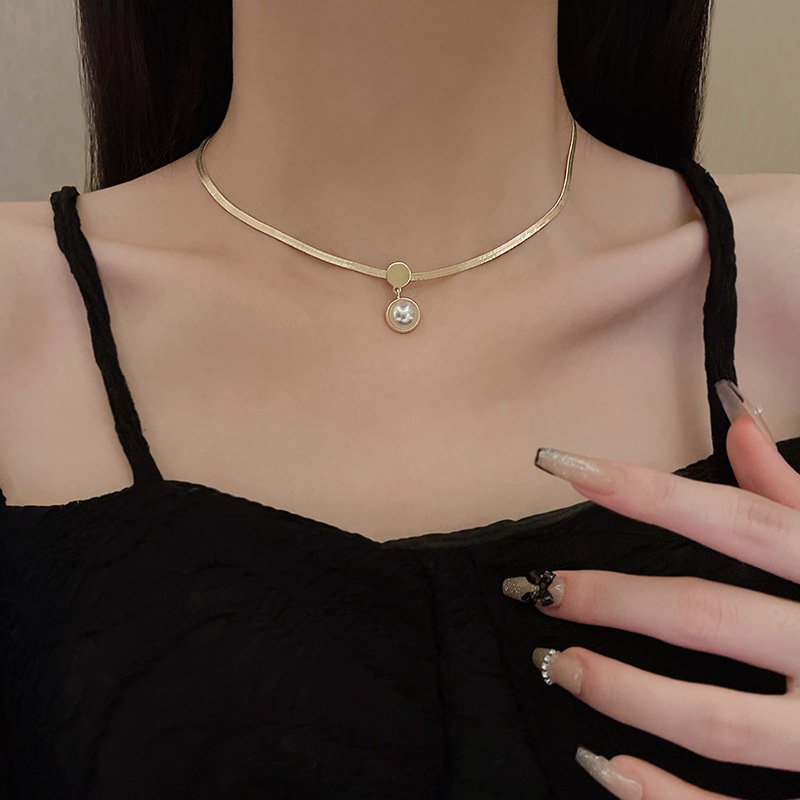 Vòng cổ Đính Ngọc Trai Thời Trang Dành Cho Nữ