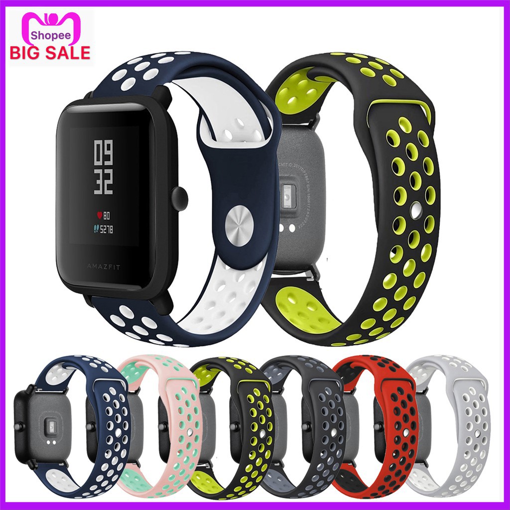 Dây đeo silicon mềm cho đồng hồ thông minh Xiaomi Huami Amazfit Bip 20mm
