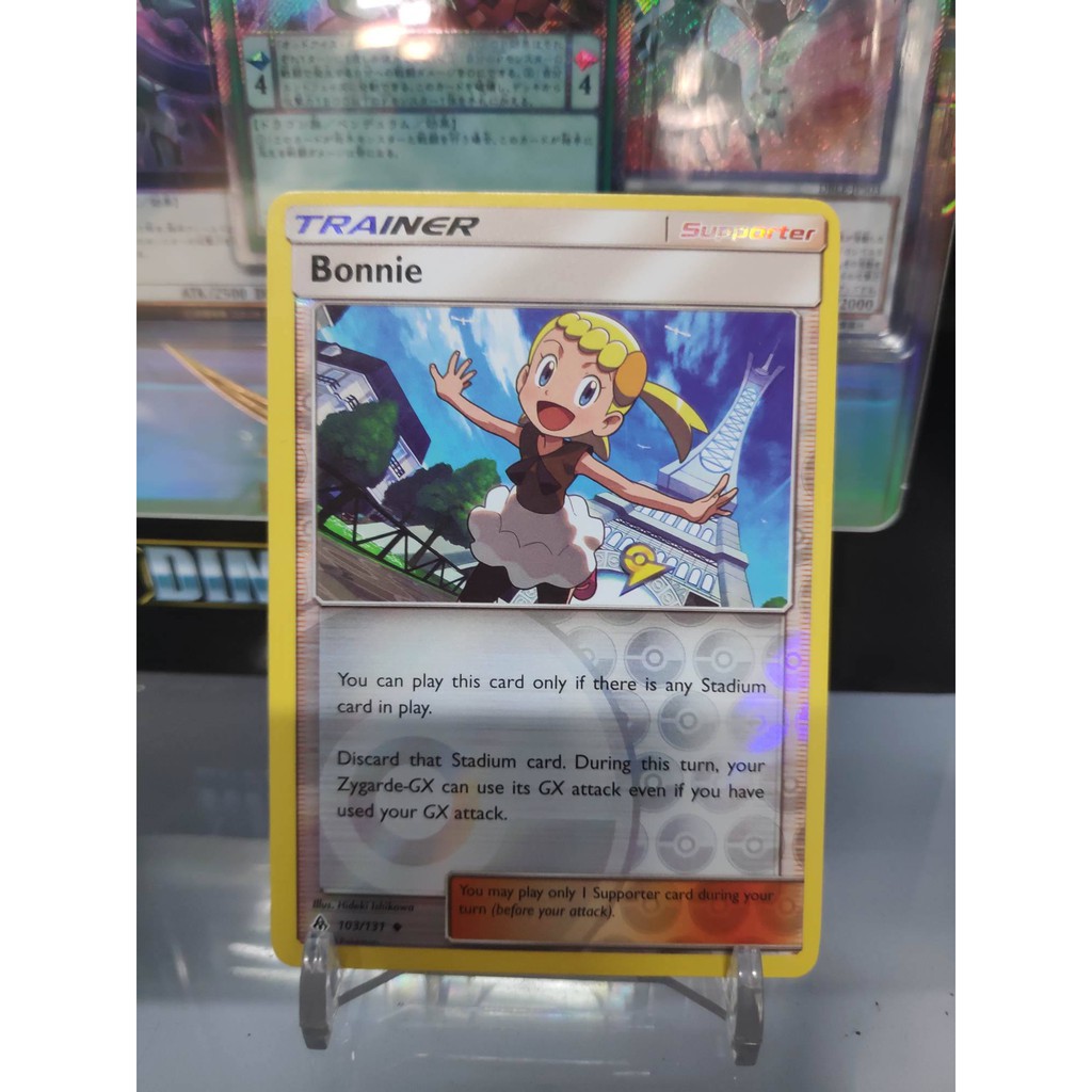 [ Dưa Hấu Yugioh ] Lá bài thẻ bài Pokemon Trainer Supporter Bonnie