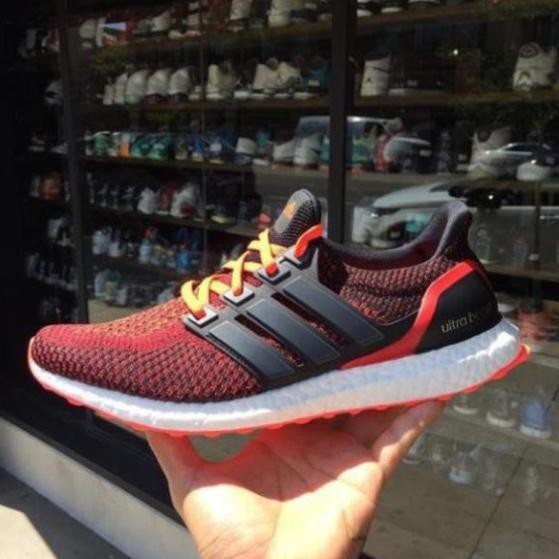 [FREESHIP - SẴN] [Chính Hãng] Giày ADIDAS ULTRA BOOST SOLAR RED BLACK NAM NỮ . 2020 Hàng Sẵn > ✭