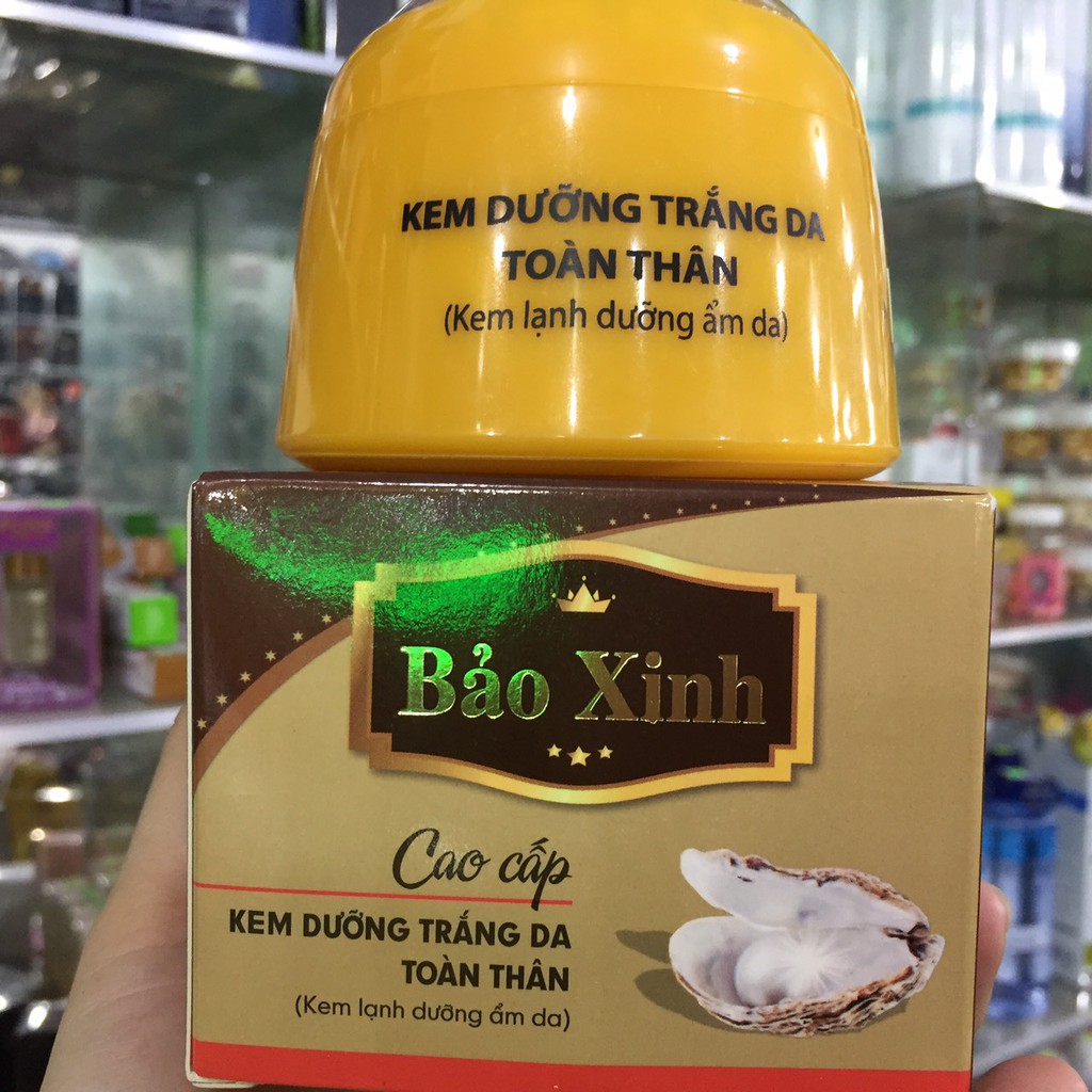 [bán sỉ] MẪU MỚI, kem dưỡng trắng da toàn thân cao cấp Bảo Xinh 70g giá bao bì 199k