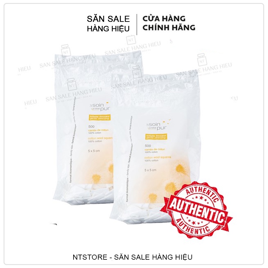 Bông tẩy trang Tetra 600 miếng hàng chuẩn Pháp
