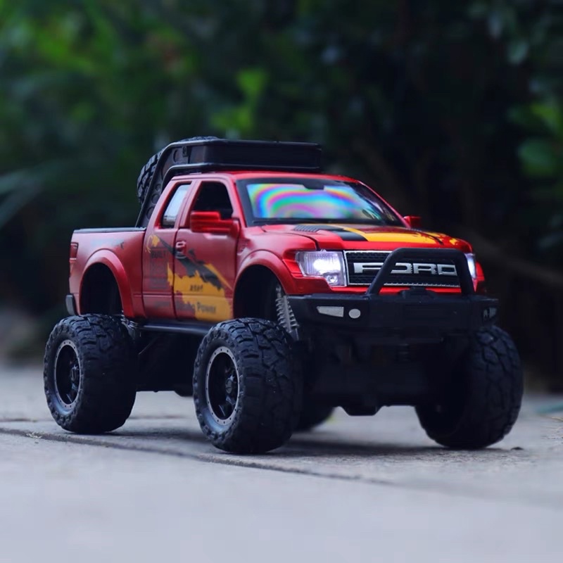 Mô hình 1:32 Ford Raptor Built Touch 16cm