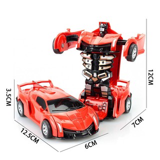 Xe Ô Tô Biến Hình Thanh Robot Chạy Tự Động Không Cần Dùng Pin, Đồ Chơi Trẻ Em, Xe Địa Hình Bé Trai