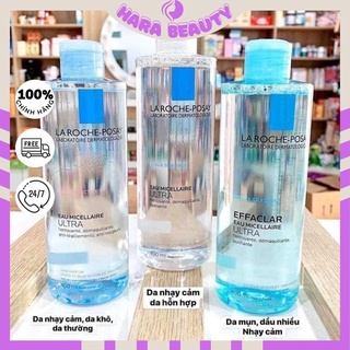 Nước tẩy trang La Roche Posay Micellar Water Ultra Sensitive Skin giúp làm SẠCH SÂU Hara Beautyl