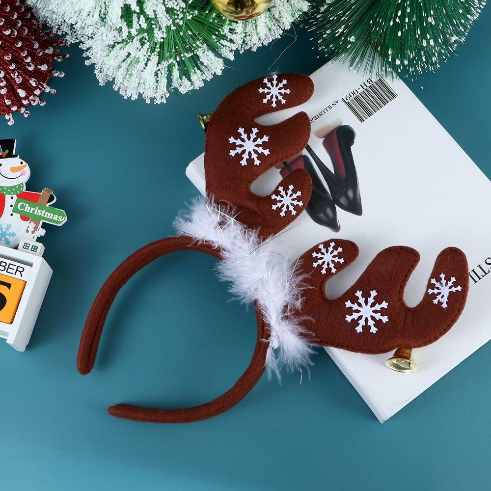 Băng Đô Cài Tóc Hình Sừng Hươu Hoạt Hình Dễ Thương Thời Trang Giáng Sinh