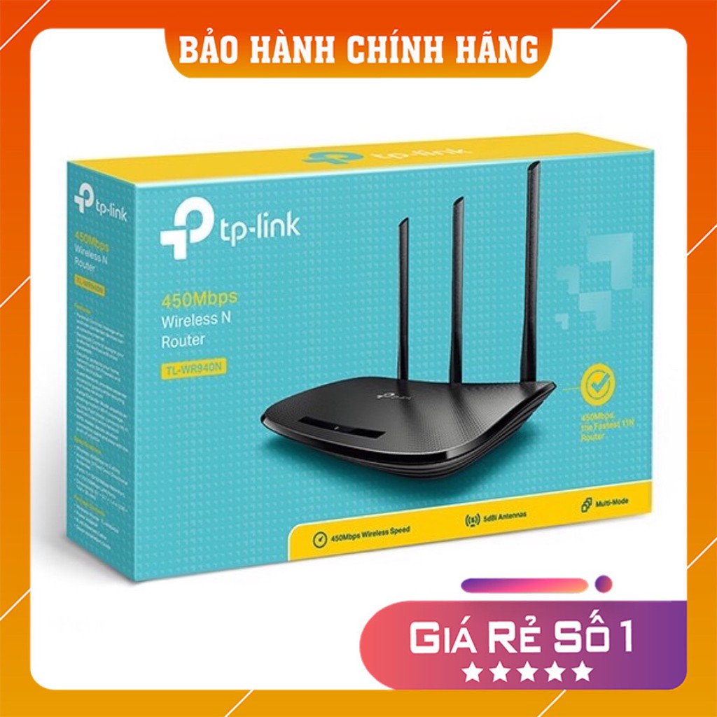 Bộ phát sóng Wifi Tplink 940N TL-WR940N 450Mbps BD1212