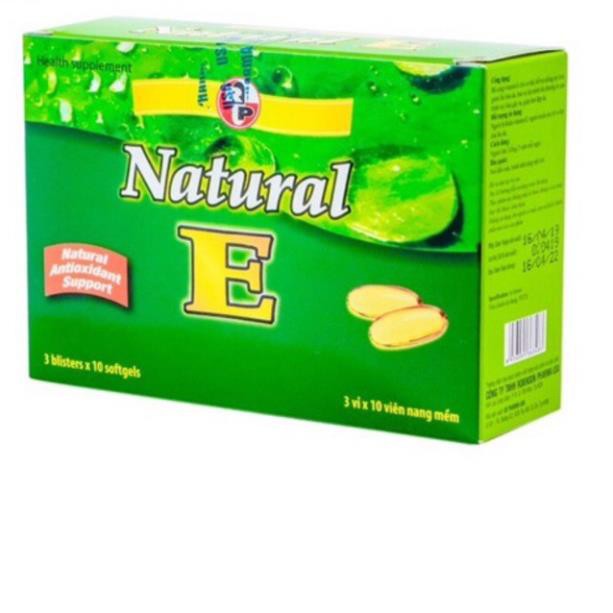 Chống lão hóa, chống oxi hóa ,làm đẹp da NATURAL E 400_Robinson Pharma USA Hộp 30 viên. | BigBuy360 - bigbuy360.vn