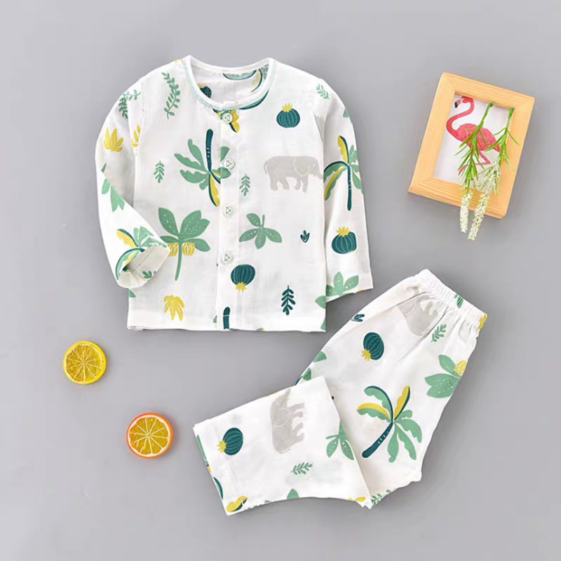 Bộ dài tay thông hơi, bé trai bé gái size 3-15kg
