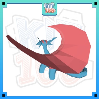 Mô hình giấy Pokemon Mega Salamence