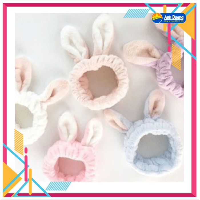 Băng đô tai thỏ 3D siêu xinh