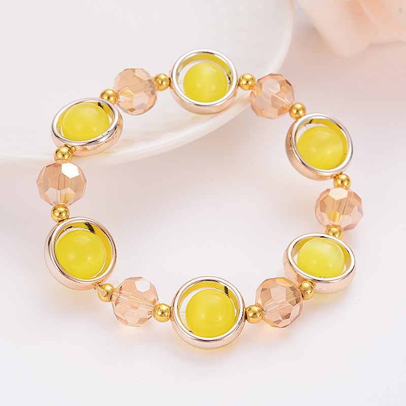 [HOT 2021] [Mới] Vòng tay đẹp cho nữ TS02, vòng thời trang dạng chuỗi hạt nhiều màu, phong cách Hàn Quốc trẻ trung
