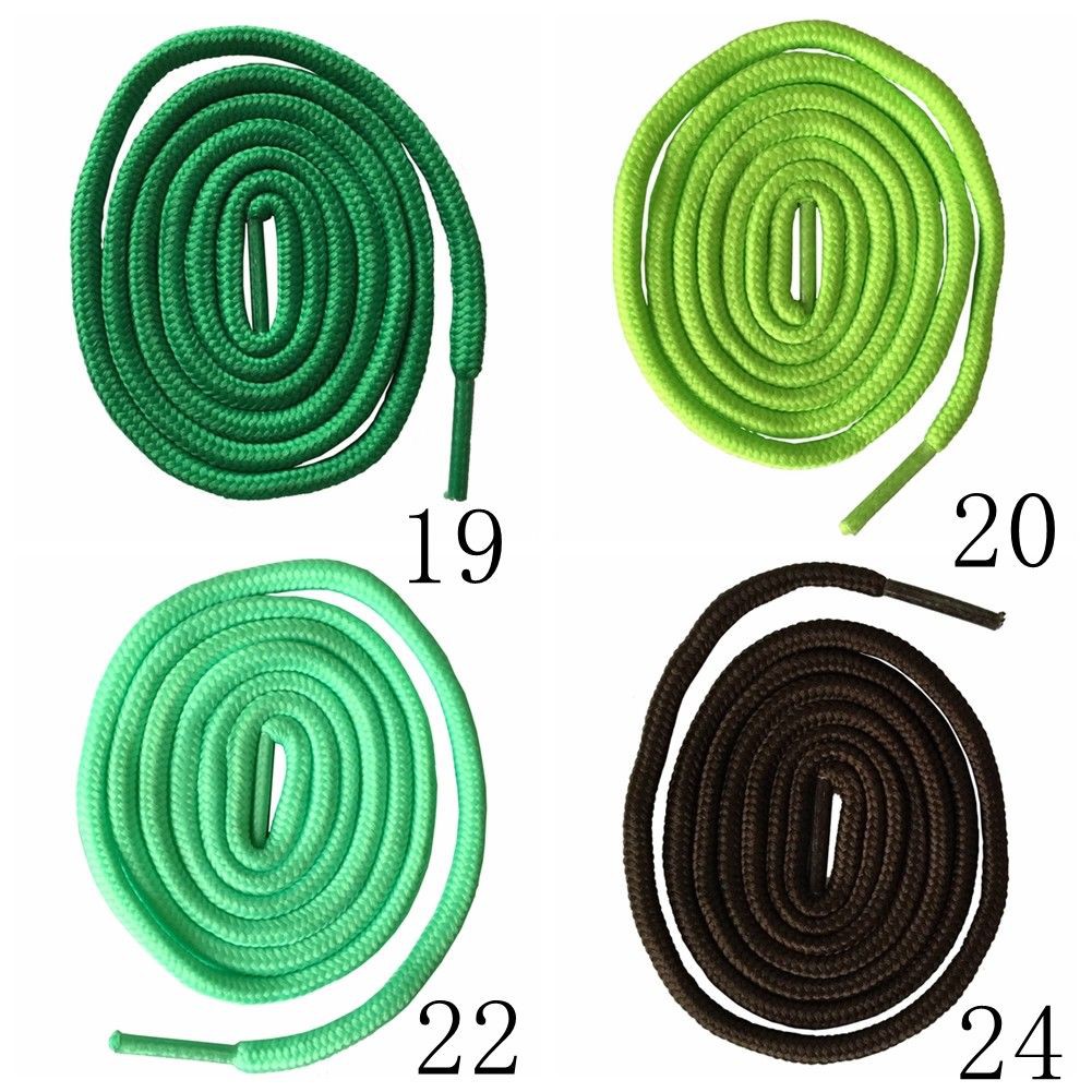 Set 2 dây buộc giày bằng polyester nhiều màu tùy chọn dài 180cm