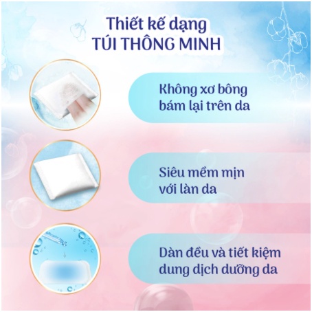 Bông tẩy trang Silcot Unicharm Nhật Bản