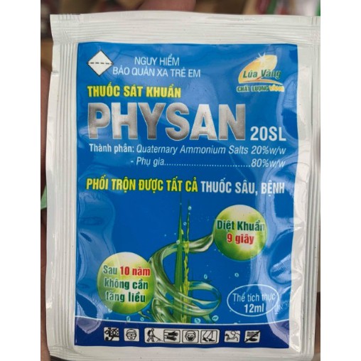 THUỐC SÁT KHUẨN PHYSAN 20SL TRỪ BỆNH THỐI NHŨN - GÓI 12ML