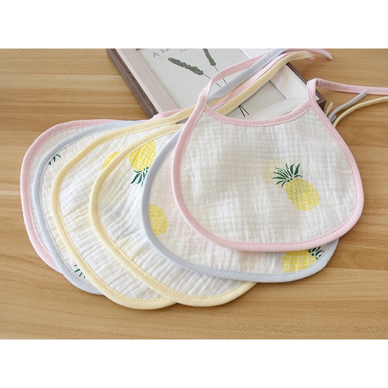 Yếm xô sơ sinh 6 lớp yếm dãi cho bé nhiều hoạ tiết cực dễ thương