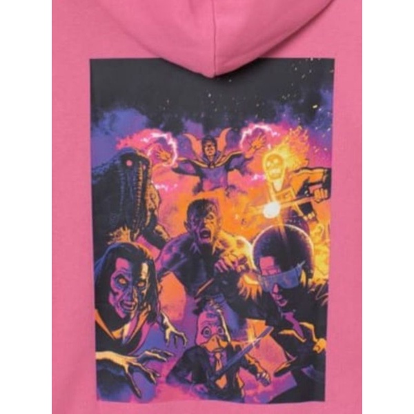 H & m Áo Hoodie màu hồng Marvel