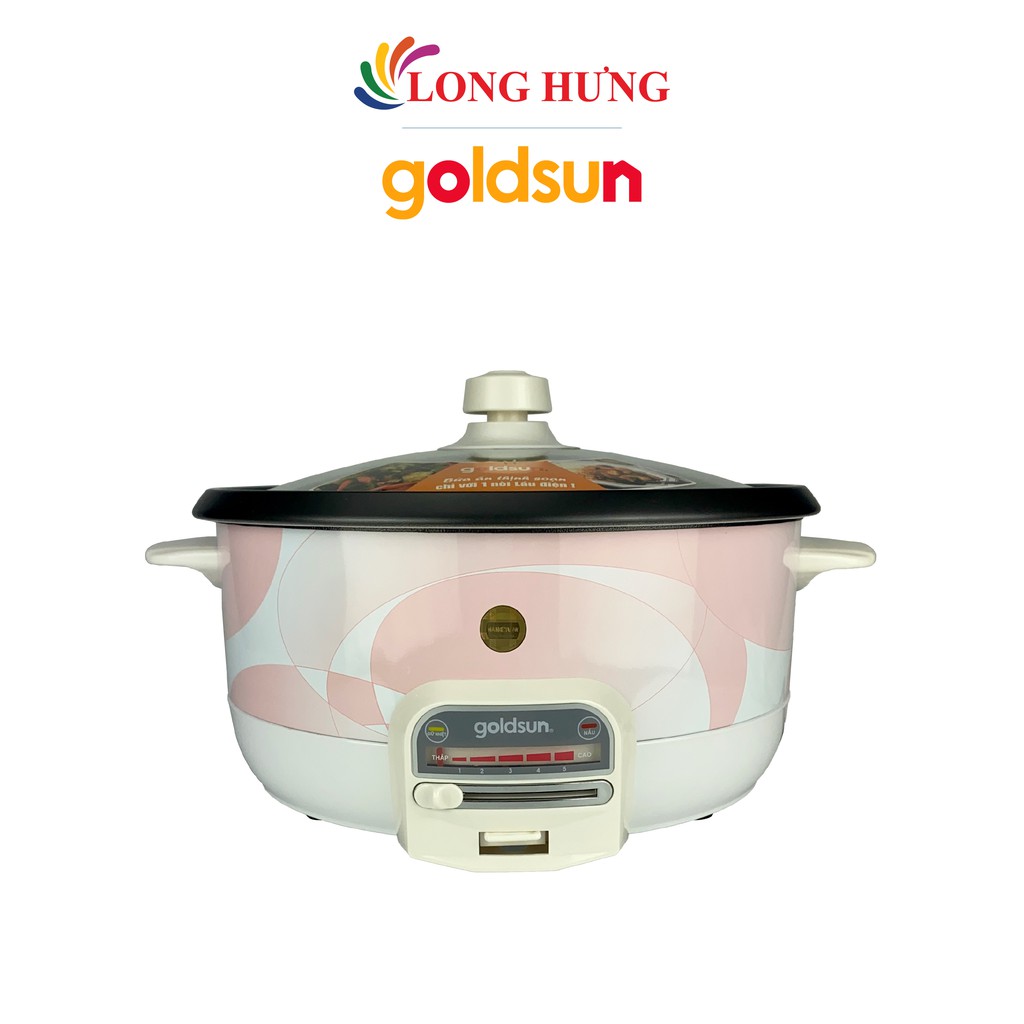 Nồi lẩu điện đa năng Goldsun CF1201GTB - Hàng chính hãng