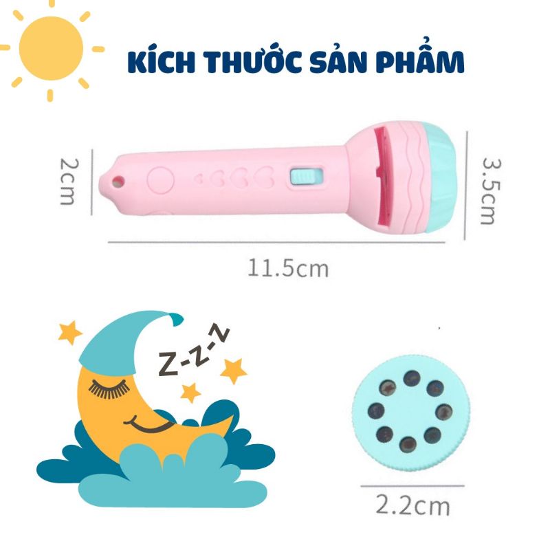 Đèn pin chiếu hình 24 hình độc đáo 8811