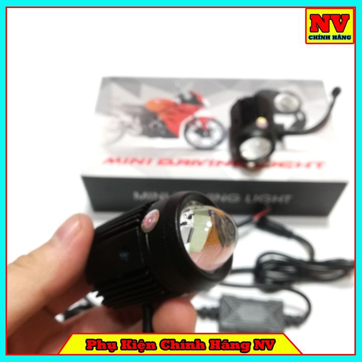 Đèn Trợ Sáng Bi Cầu 2 Chế Độ Siêu Sáng Cos Vàng Pha Trắng - Hàng Loại 1