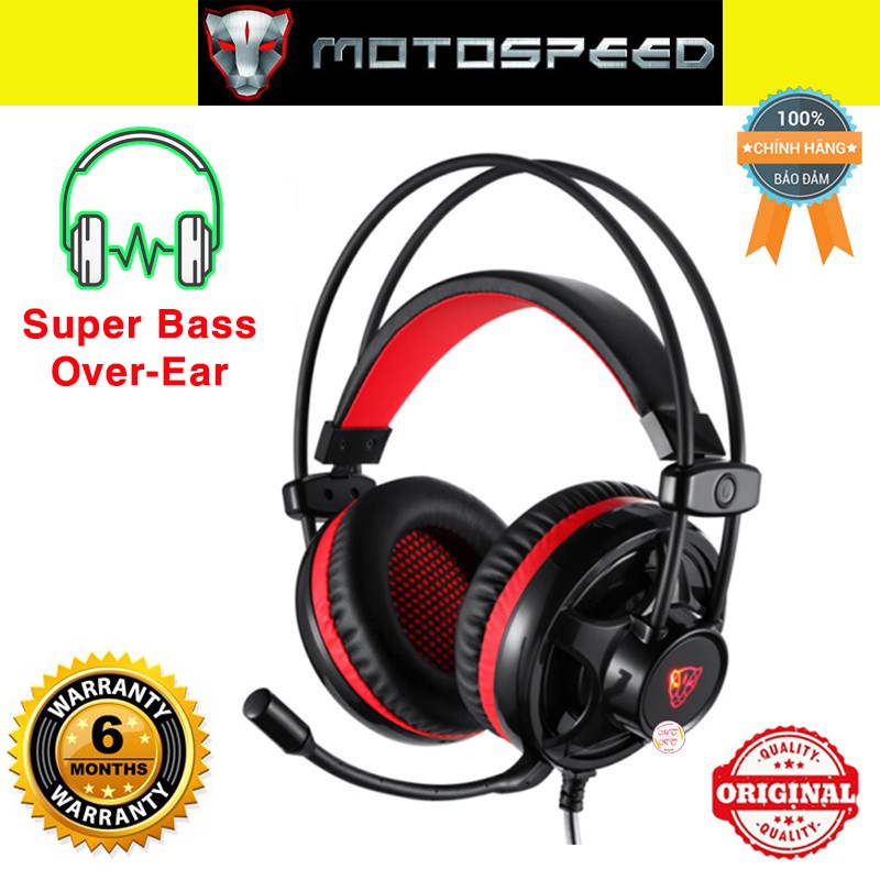 [Mã 2404EL10K giảm 10K đơn 20K] Tai nghe Gaming Motospeed H11 - Tai nghe chơi game giá rẻ Motospeed H11 game thủ