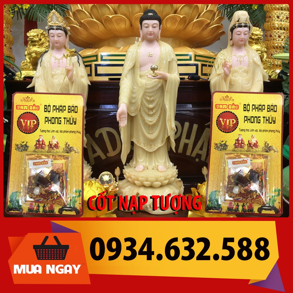 1 Bộ PHÁP BẢO nạp cốt thất bảo cho tượng Phật, ông Phát lộc, tượng Phật, tượng Di Lặc, tượng Phúc Lộc