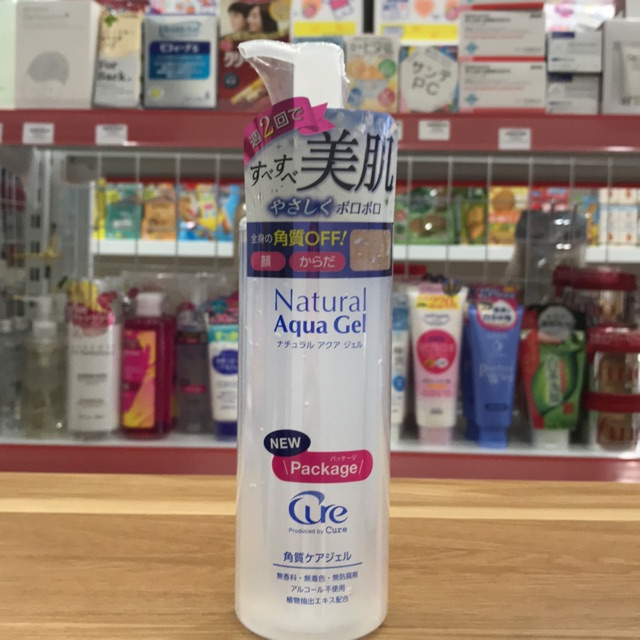 Tẩy da chết Cure Natural Aqua Gel nội địa Nhật Bản 250ml