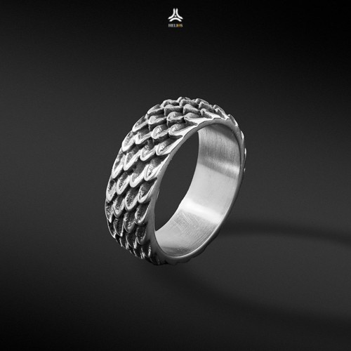 Nhẫn thời trang nam Helios Dragon Fin