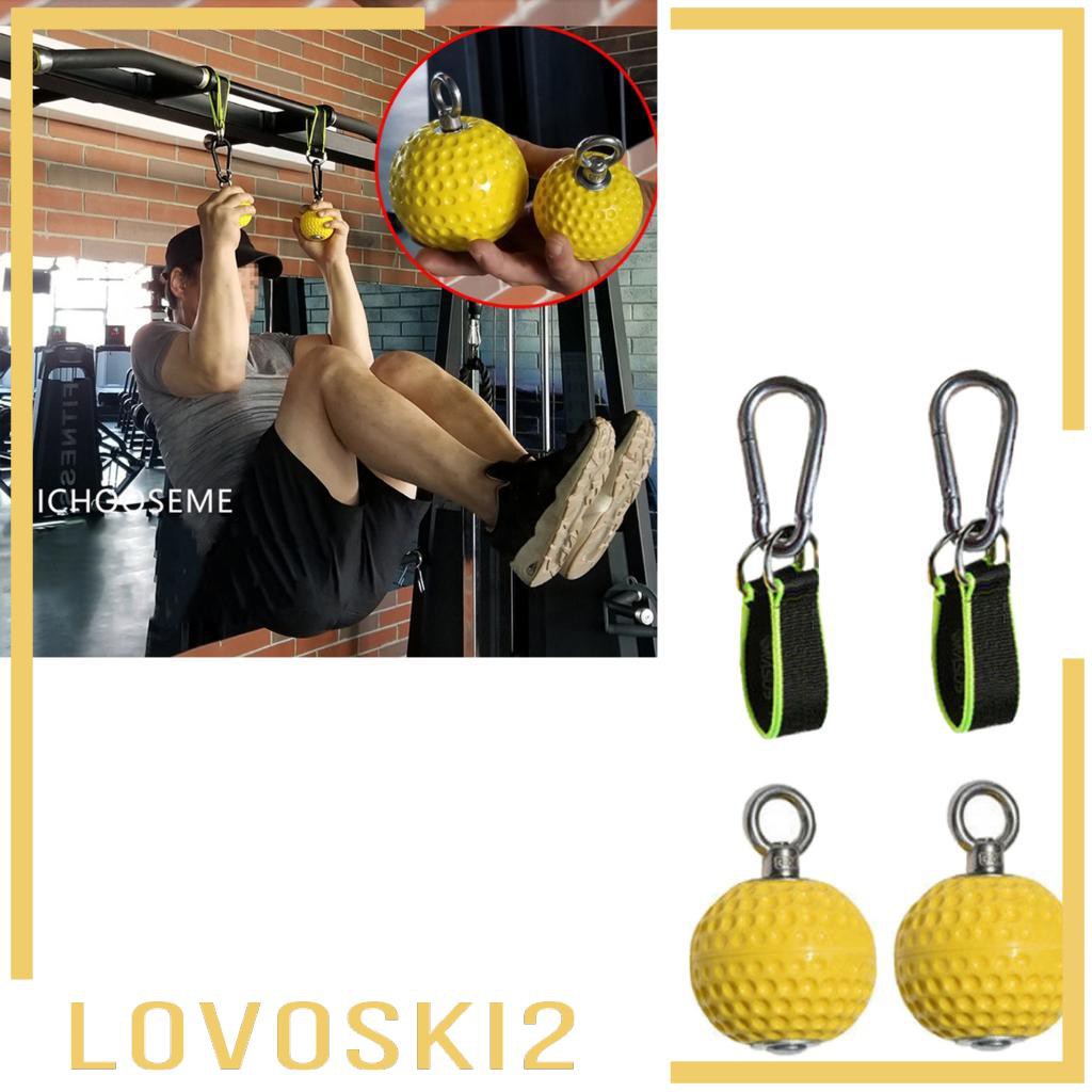 [LOVOSKI2] Non-Slip Pull-up Grip Ball Arm Back Muscles Climbing Rock Hold Trainer Strap