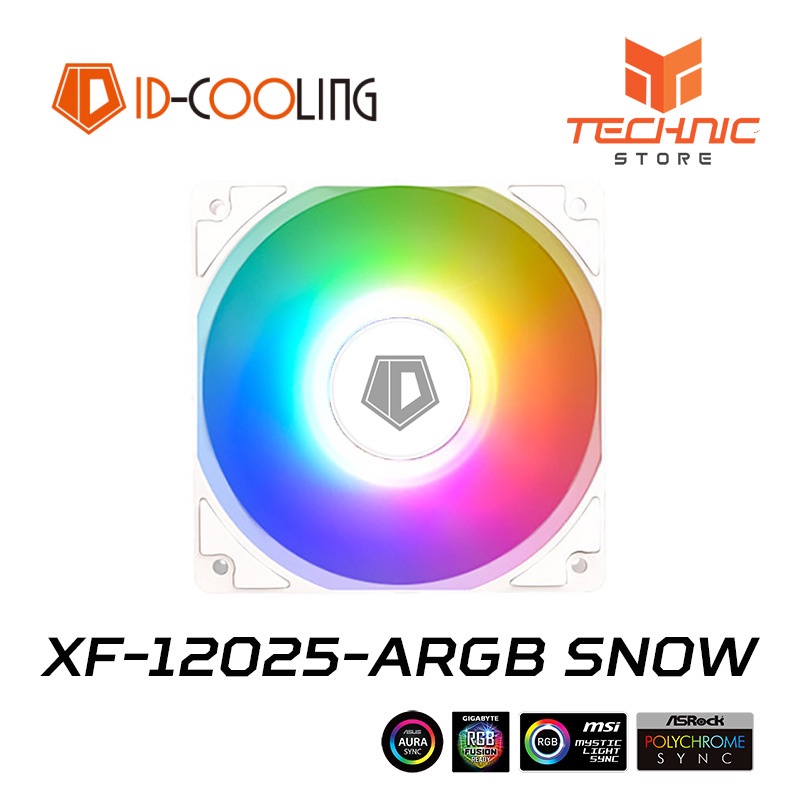 Quạt tản nhiệt ID-Cooling XF-12025-ARGB SNOW