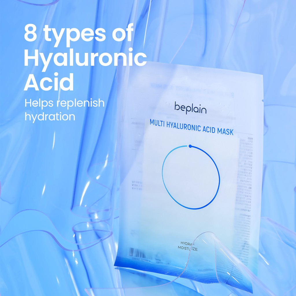 Bộ 5 Mặt Nạ beplain Multi Hyaluronic Acid đa tầng dưỡng ẩm, cấp nước hiệu quả