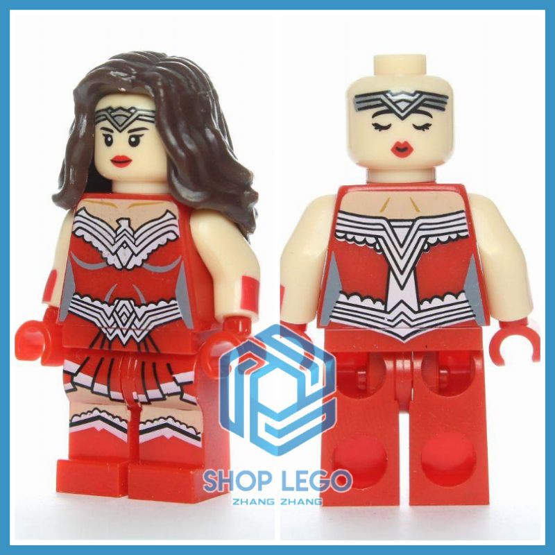 Xếp hình mô hình Wonder Woman Santa Siêu anh hùng nữ chiến binh Justice League Minifigures WM533 WM6024