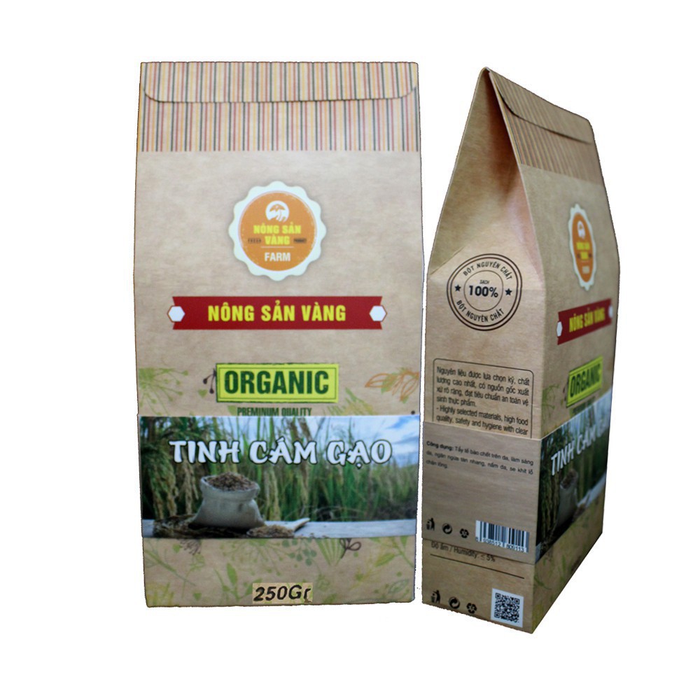 [Hot]Tinh Cám Gạo Nguyên Chất 250gr - Nông Sản Vàng