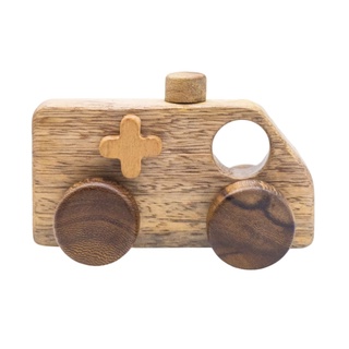 Set cần cẩu cấp cứu mini đồ chơi gỗ chàng trai gỗ