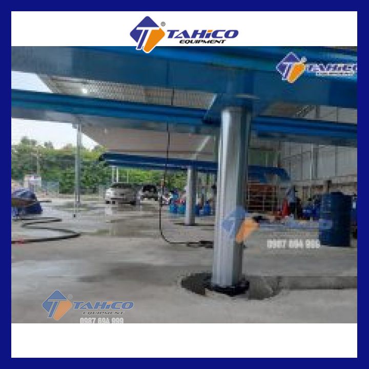 Cầu nâng 1 trụ rửa xe ô tô Ấn Độ SHARK lắp nổi - bảo hành 5 năm - Tahico