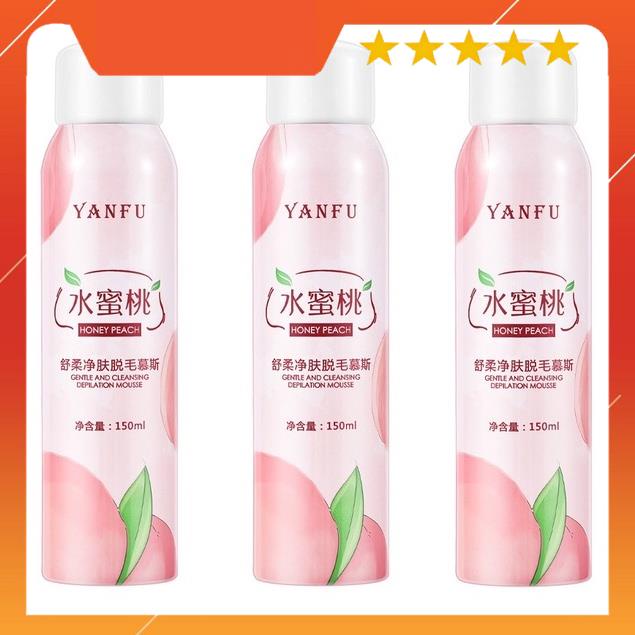 Xịt Tẩy Lông Hương Đào YANFU 150ml NO.0963