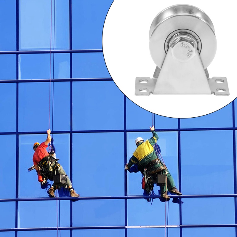 1 Gói Vòng Bi Ròng Rọc Hình Chữ U Bằng Thép Không Gỉ