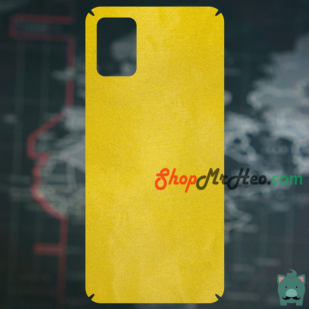 Skin Dán Mặt Sau Lưng Vân Nhôm Samsung Galaxy A11 - A51 - A71 - A90 5G - A70