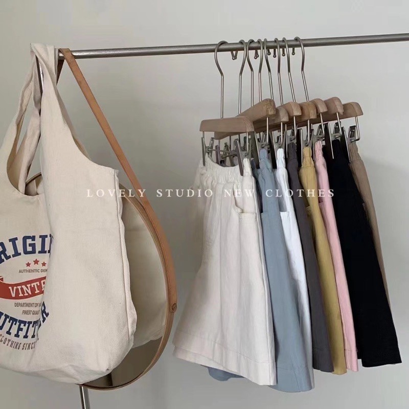 Quần shorts thô trơn basic cạp chun nhiều màu - hàng QC | BigBuy360 - bigbuy360.vn