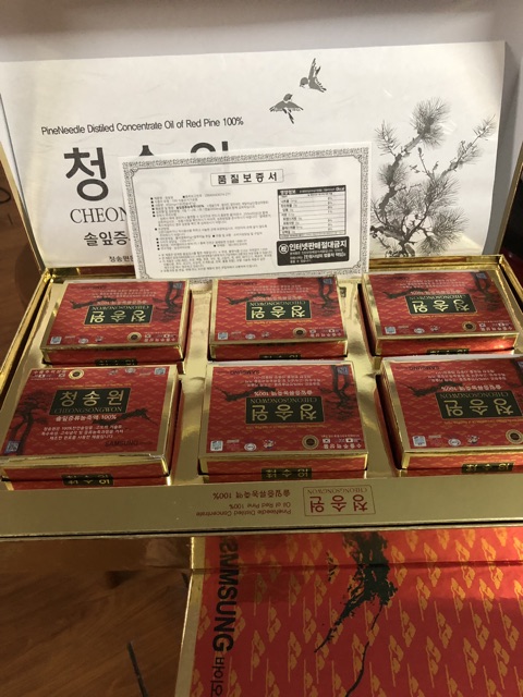 TINH DẦU THÔNG ĐỎ HÀN QUỐC -180v | BigBuy360 - bigbuy360.vn