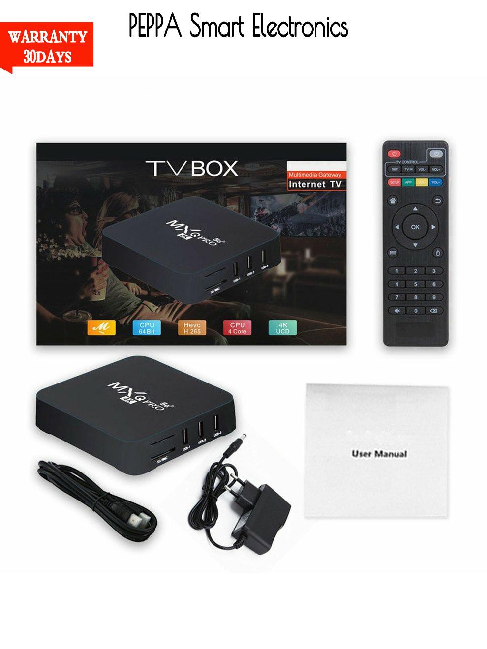 Đầu Mxqpro 5g 4k Tv Box Thông Minh Kết Nối Wifi