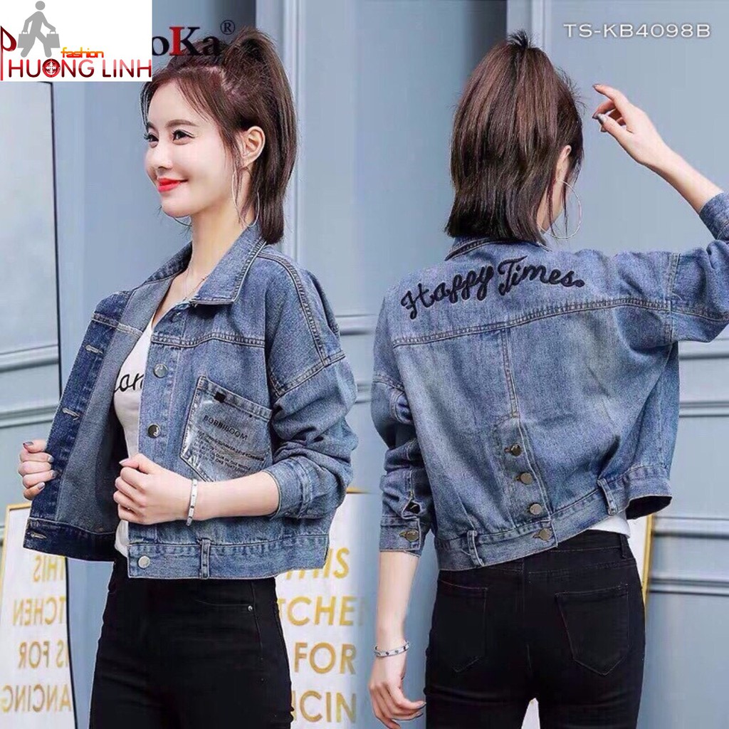 [Có video] Áo khoác jean nữ - Thời Trang Phương Ling - Bảo hành 7 ngày - 100620201140 | BigBuy360 - bigbuy360.vn
