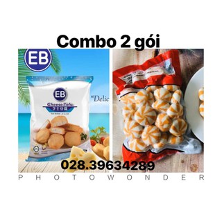 Combo 2gói Đậu hũ phô mai EB và Bánh bao nhân trứng cá