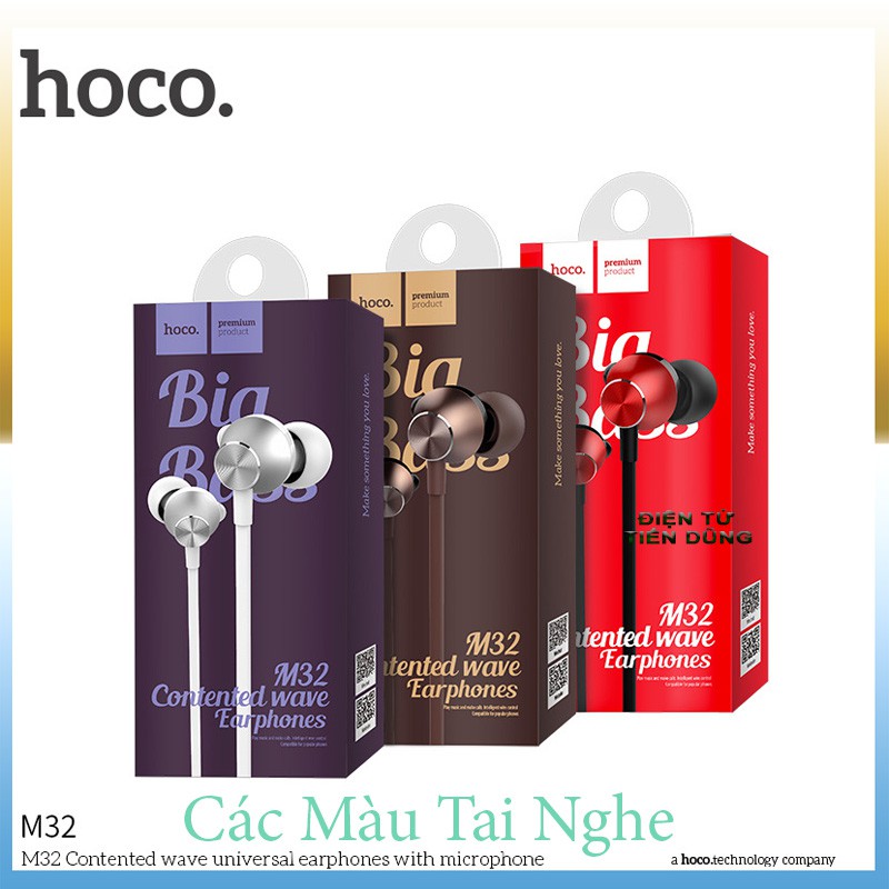 [Mã ELORDER5 giảm 10K đơn 20K] TAI NGHE HOCO M32 Chính Hãng bảo hành 12 tháng