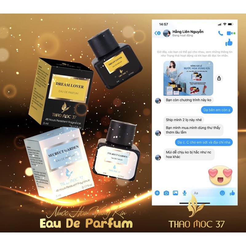 Nước hoa vùng kín Thảo Mộc 37 | Thế Giới Skin Care