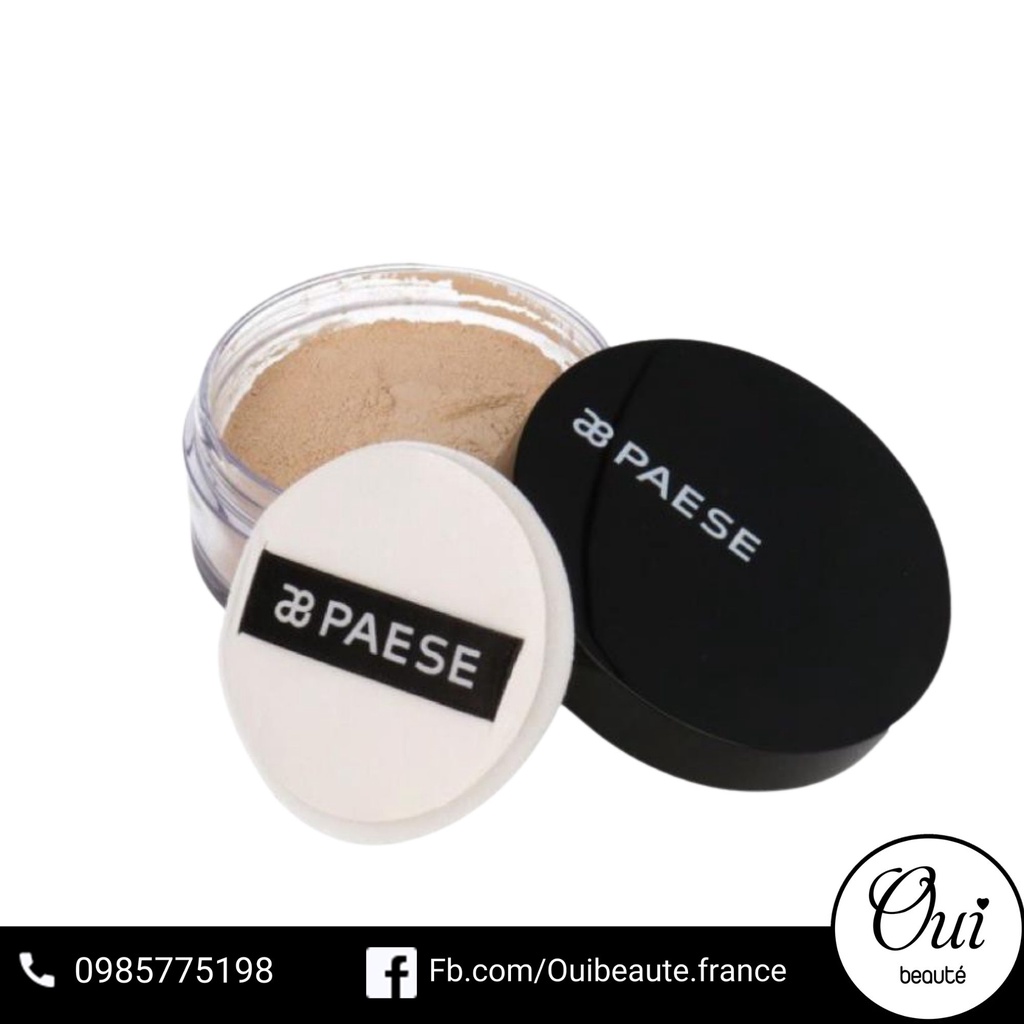 Phấn phủ Paese Mineral Powder, Phấn dạng bột mềm mịn 15g Ouibeaute