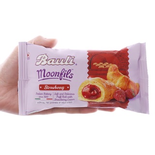  Bánh sừng Bò Bauli Moonfils Kem Dâu 45G Croissant 