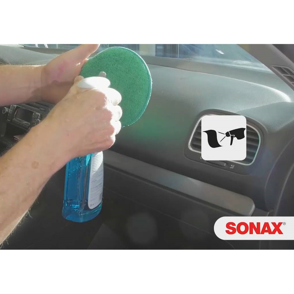 Làm sạch, bảo dưỡng nhựa trong xe hương đại dương 500ml SONAX Cockpit Spray Matt Effect Ocean-fresh 364241 chamsocxe