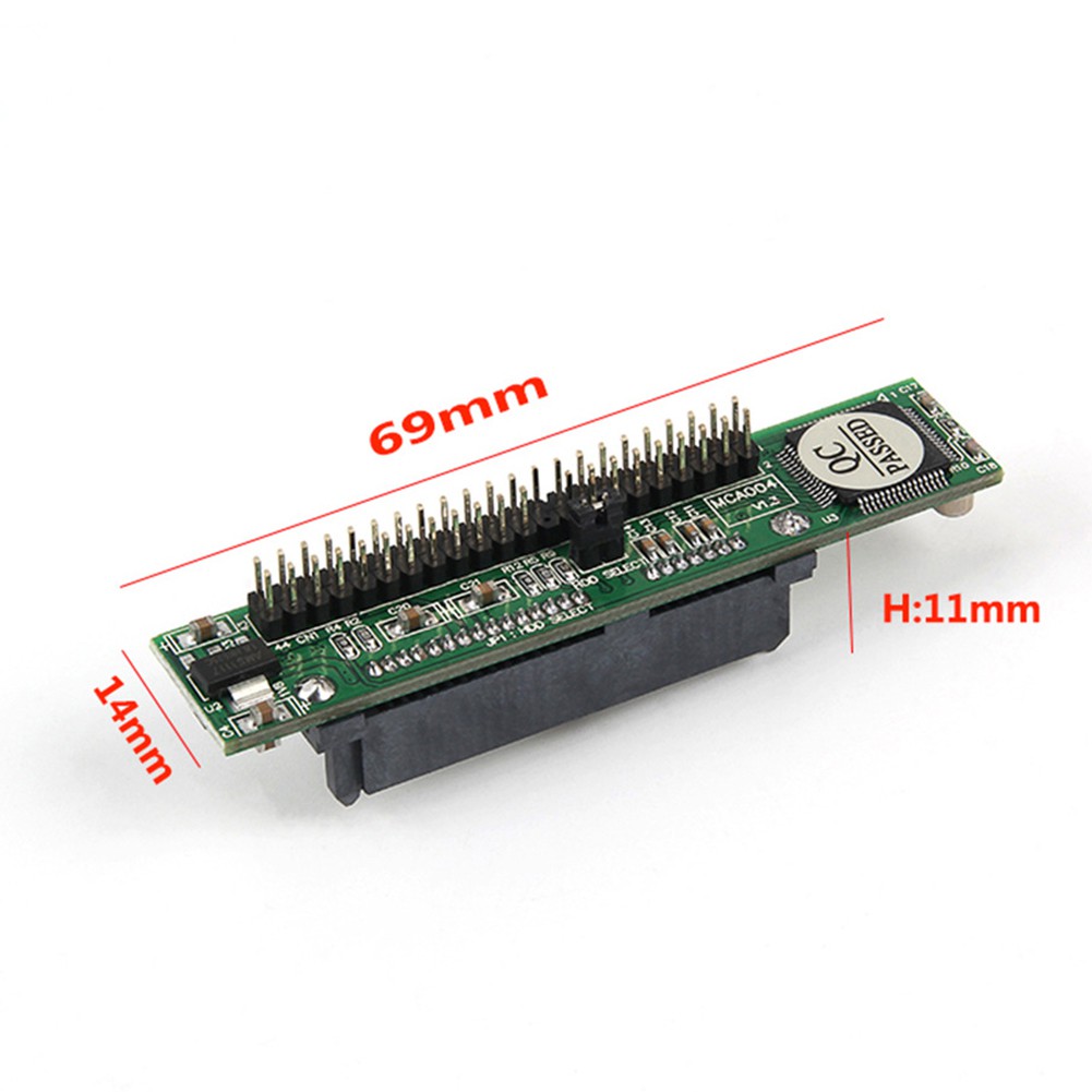 Thiết Bị Chuyển Đổi Ổ Cứng Hel + 2.5inch 7 + 15pin Sata Female Sang Ide 44pin Thẻ