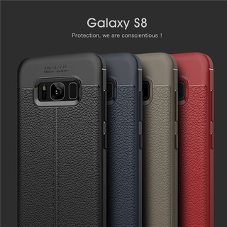 SAMSUNG GALAXY S8 PLUS - ỐP CAO SU GIẢ DA.